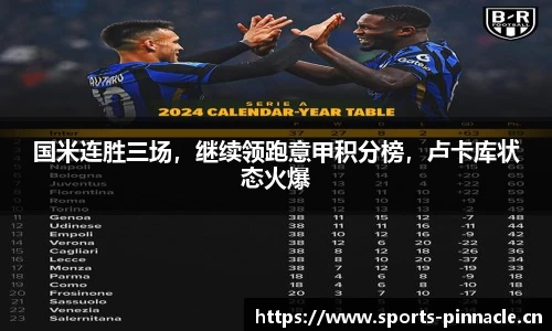 国米连胜三场，继续领跑意甲积分榜，卢卡库状态火爆