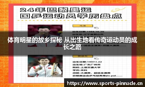 体育明星的故乡探秘 从出生地看传奇运动员的成长之路